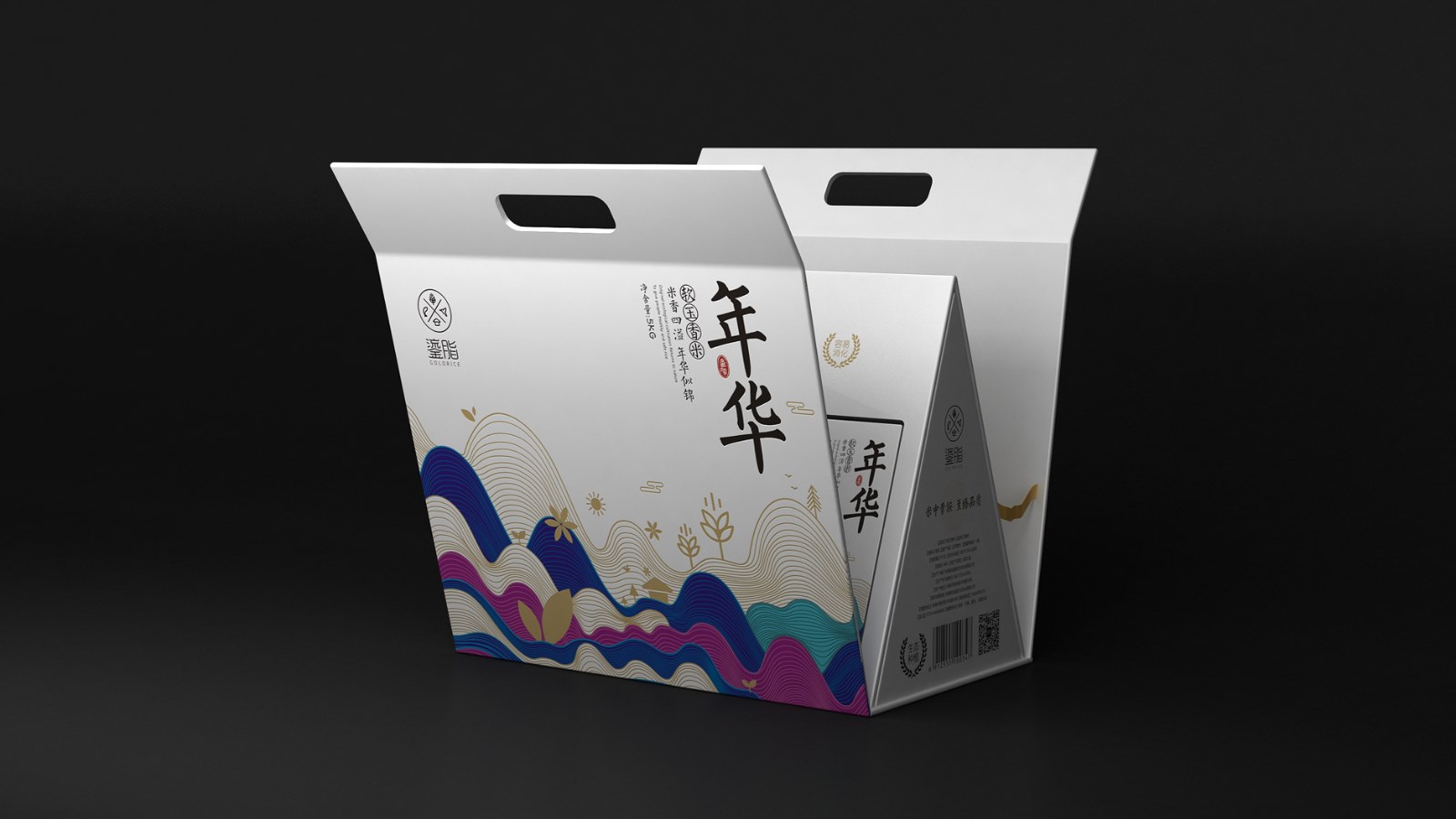 大米包裝設(shè)計(jì)的顏值同樣重要